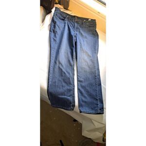 Womens Medium Denim Lee Jeans Size 16 Short
